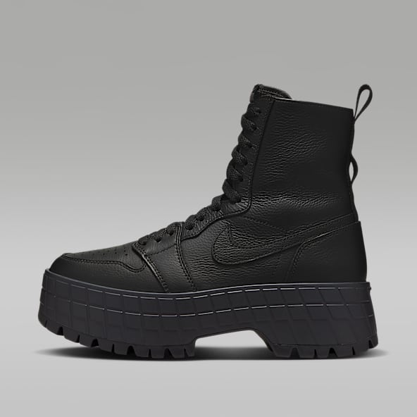 Black High Top Shoes. Nike